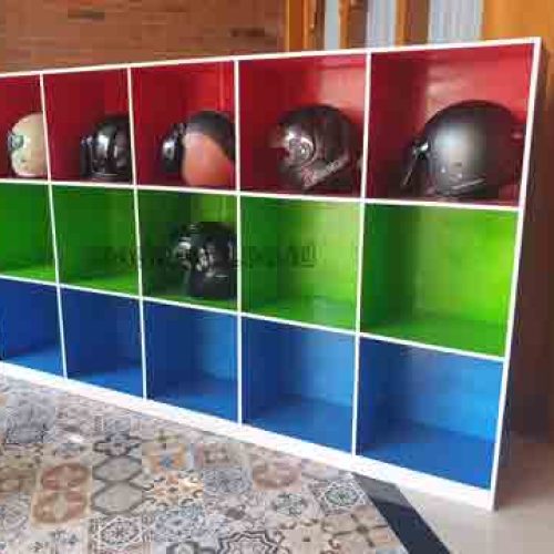 Jual Murah Lemari Loker Kayu PAUD TK Banyuasin