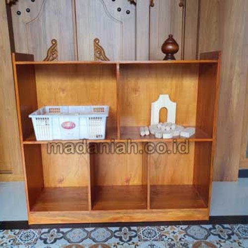 Jual Murah Lemari Loker Kayu PAUD TK Belitung Timur