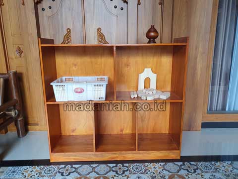 Jual Murah Lemari Loker Kayu PAUD TK Belitung Timur