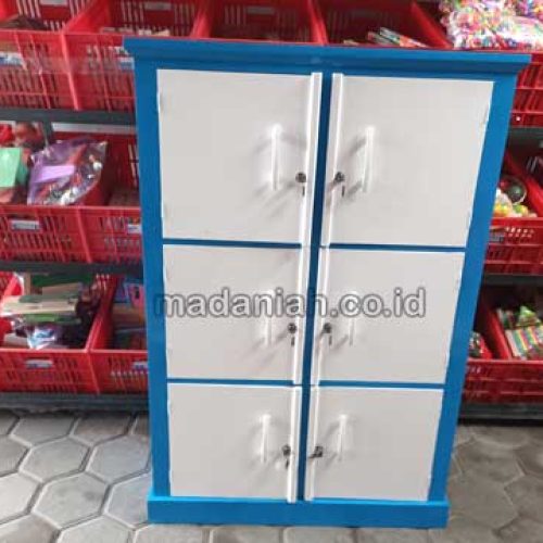 Jual Murah Lemari Loker Kayu PAUD TK Belu