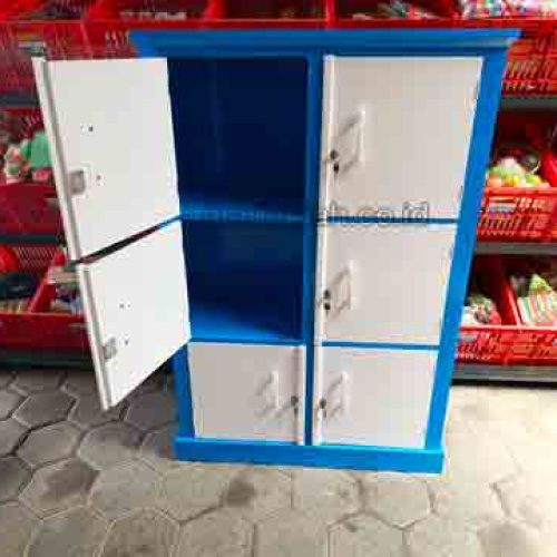 Jual Murah Lemari Loker Kayu PAUD TK Bolaang Mongondow