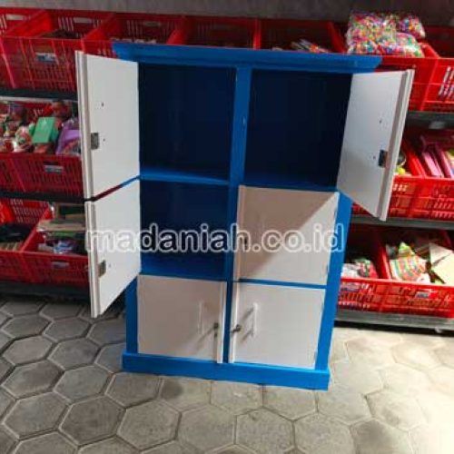 Jual Murah Lemari Loker Kayu PAUD TK Buton Tengah
