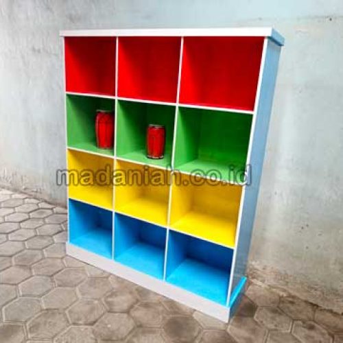 Jual Murah Lemari Loker Kayu PAUD TK Halmahera Selatan