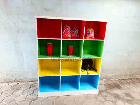 Jual Murah Lemari Loker Kayu PAUD TK Kota Sorong