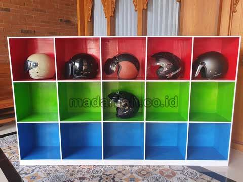 Jual Murah Lemari Loker Kayu PAUD TK Melawi