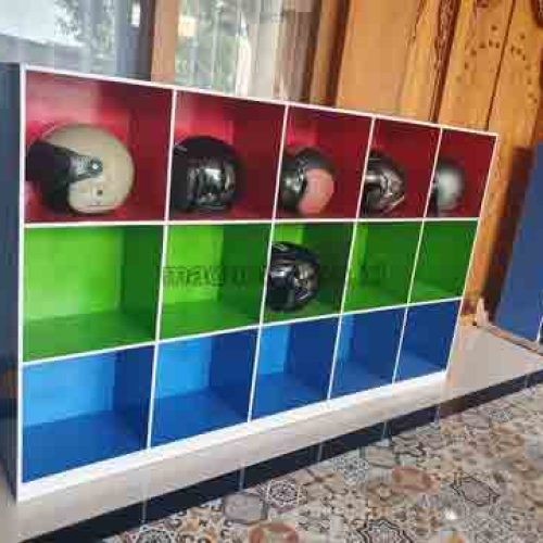 Jual Murah Lemari Loker Kayu PAUD TK Minahasa Tenggara