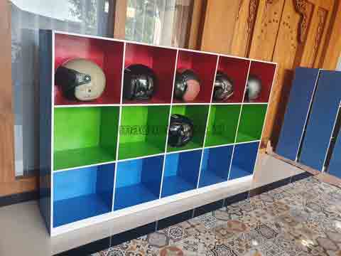 Jual Murah Lemari Loker Kayu PAUD TK Minahasa Tenggara