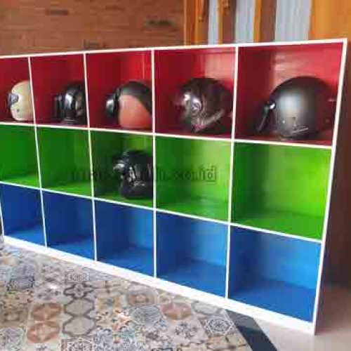 Jual Murah Lemari Loker Kayu PAUD TK Muara Enim