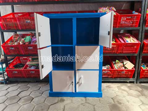 Jual Murah Lemari Loker Kayu PAUD TK Muna