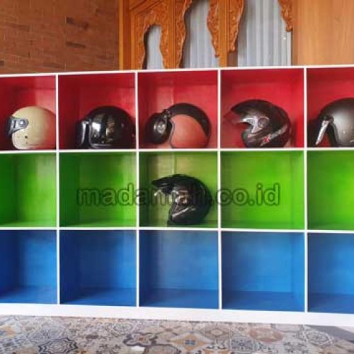 Jual Murah Lemari Loker Kayu PAUD TK Nunukan