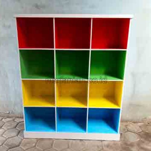 Jual Murah Lemari Loker Kayu PAUD TK Paser