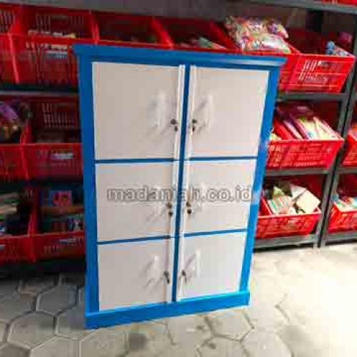 Jual Murah Lemari Loker Kayu PAUD TK Pulang Pisau