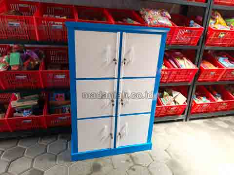 Jual Murah Lemari Loker Kayu PAUD TK Pulang Pisau
