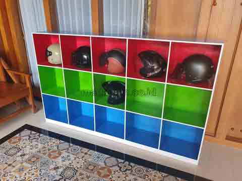 Jual Murah Lemari Loker Kayu PAUD TK Seram Bagian Timur