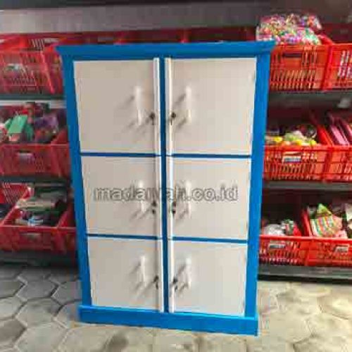 Jual Murah Lemari Loker Kayu PAUD TK Subulussalam