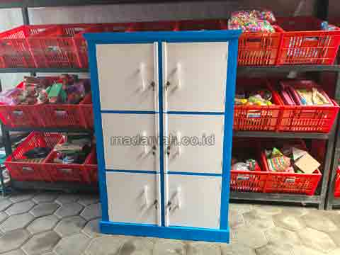 Jual Murah Lemari Loker Kayu PAUD TK Subulussalam