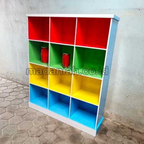 Jual Murah Lemari Loker Kayu PAUD TK Tabalong
