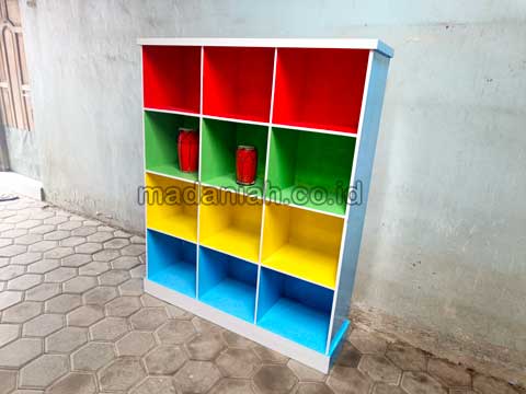 Jual Murah Lemari Loker Kayu PAUD TK Tabalong