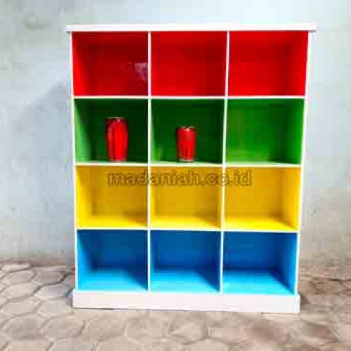 Jual Murah Lemari Loker Kayu PAUD TK Tebo