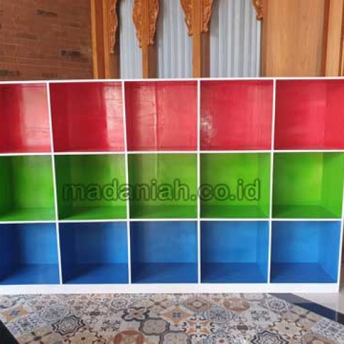 Jual Murah Lemari Loker Kayu PAUD TK Yalimo