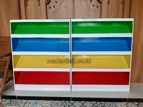 Jual Murah Lemari Loker Rak Kayu PAUD TK Banggai Kepulauan