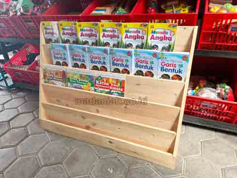 Jual Murah Lemari Loker Rak Kayu PAUD TK Donggala