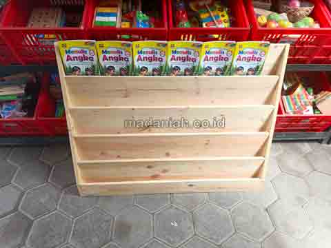 Jual Murah Lemari Loker Rak Kayu PAUD TK Kepulauan Aru