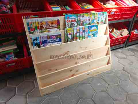 Jual Murah Lemari Loker Rak Kayu PAUD TK Kota Kotamobagu