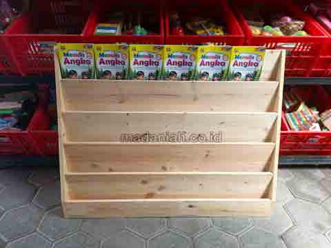 Jual Murah Lemari Loker Rak Kayu PAUD TK Paser