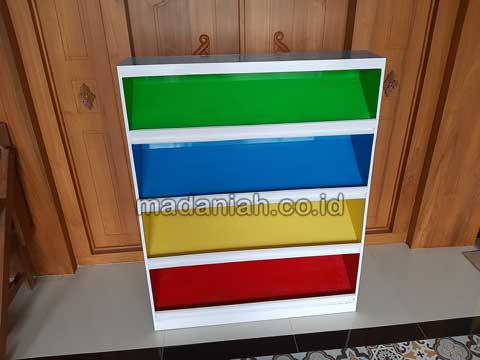 Jual Murah Lemari Loker Rak Kayu PAUD TK Sumbawa