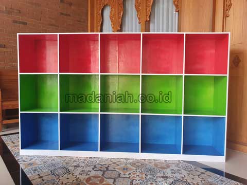 Pabrik Lemari Loker Kayu PAUD TK Bangka Barat