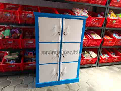 Pabrik Lemari Loker Kayu PAUD TK Gunung Mas