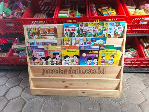 Pabrik Lemari Loker Rak Kayu PAUD TK Deli Serdang