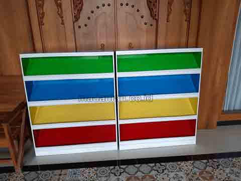 Pabrik Lemari Loker Rak Kayu PAUD TK Gunung Mas