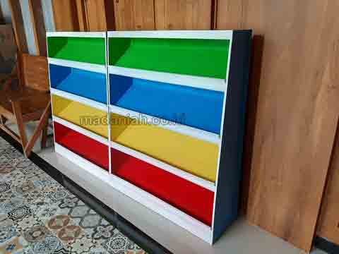 Pabrik Lemari Loker Rak Kayu PAUD TK Kota Bitung