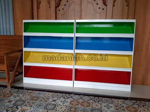 Pabrik Lemari Loker Rak Kayu PAUD TK Malinau