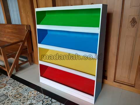 Pabrik Lemari Loker Rak Kayu PAUD TK Ogan Komering Ilir