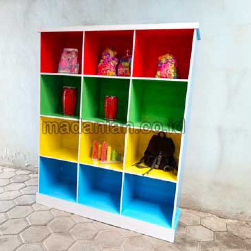 Produsen Lemari Loker Kayu PAUD TK Buton