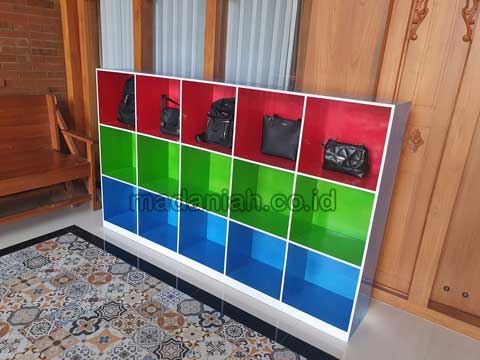 Produsen Lemari Loker Kayu PAUD TK Fakfak