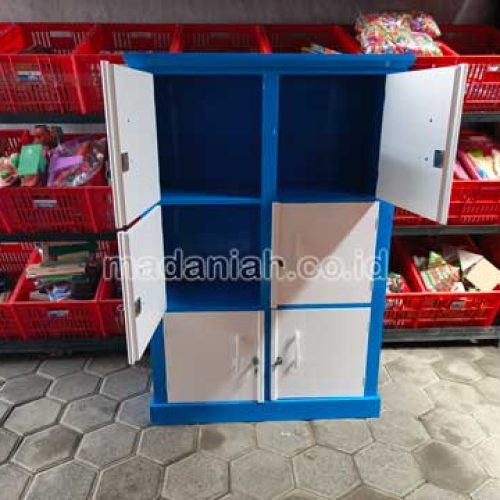 Produsen Lemari Loker Kayu PAUD TK Kapuas Hulu