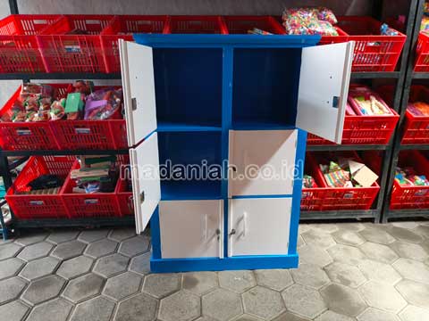 Produsen Lemari Loker Kayu PAUD TK Kapuas Hulu