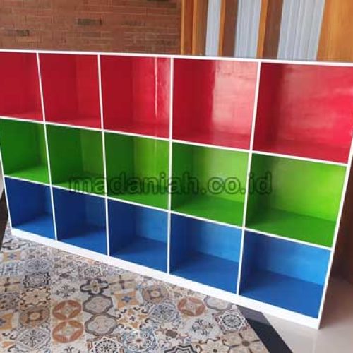 Produsen Lemari Loker Kayu PAUD TK Kubu Raya