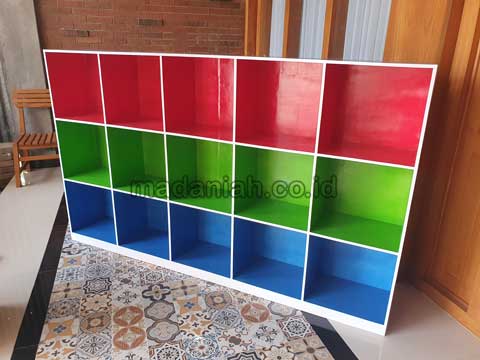 Produsen Lemari Loker Kayu PAUD TK Kubu Raya