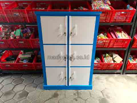 Produsen Lemari Loker Kayu PAUD TK Nias Utara