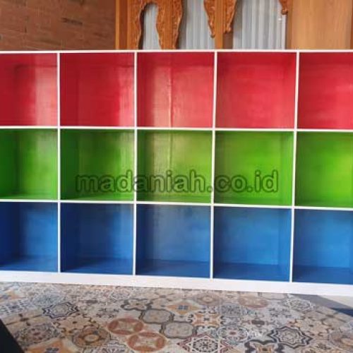 Produsen Lemari Loker Kayu PAUD TK Ogan Ilir