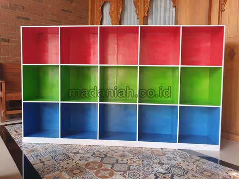 Produsen Lemari Loker Kayu PAUD TK Ogan Ilir