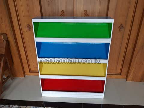 Produsen Lemari Loker Rak Kayu PAUD TK Bangka Tengah