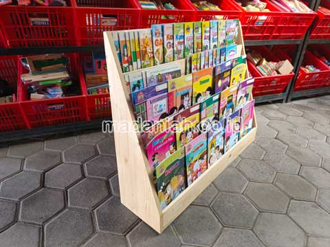 Produsen Lemari Loker Rak Kayu PAUD TK Bone Bolango