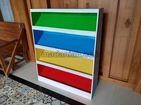 Produsen Lemari Loker Rak Kayu PAUD TK Dairi