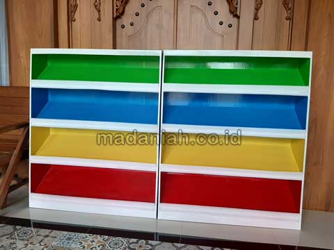 Produsen Lemari Loker Rak Kayu PAUD TK Gunungsitoli